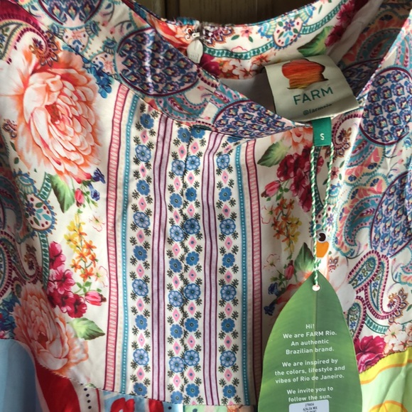 FLASH SALE ANTHROPOLOGIE 🏝☀️Farm Rio SKIRT. XS - Picture 7 of 8